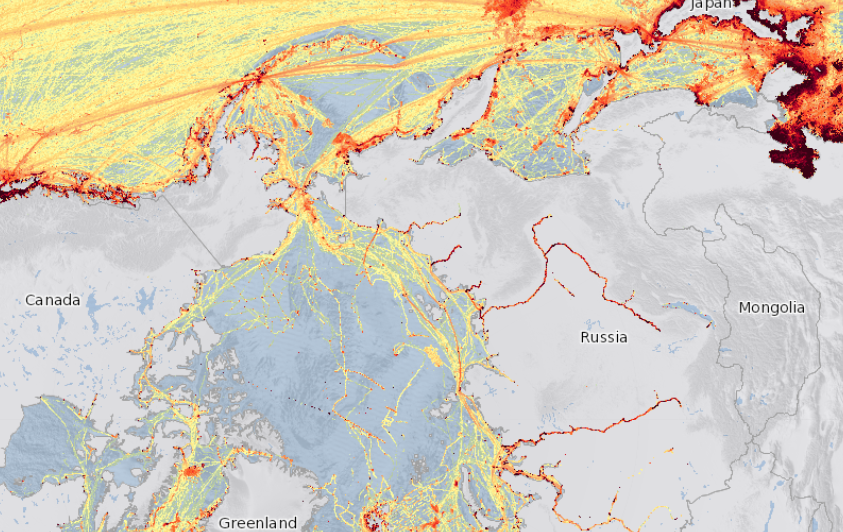 Global Maritime Traffic Density Service (GMTDS) AIS ship data